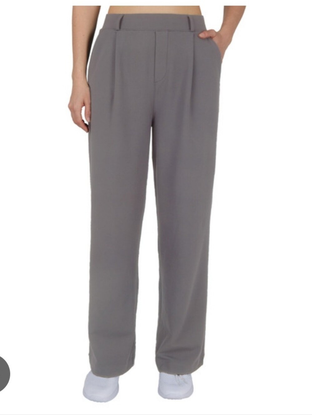 Reflex Women's Knit Pleated Trouser Pants